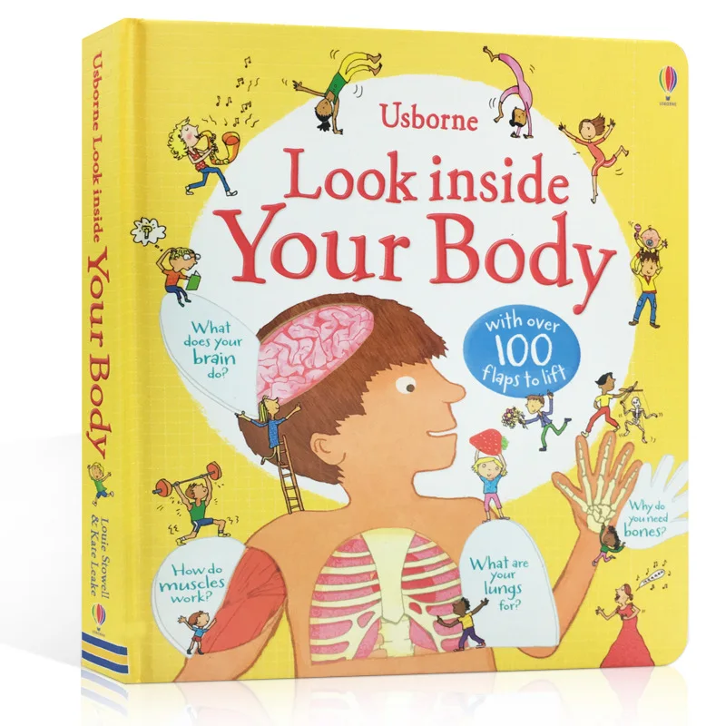 

New Look inside Your Body books Human body secretly look at the secret series pop-up book early education English content book
