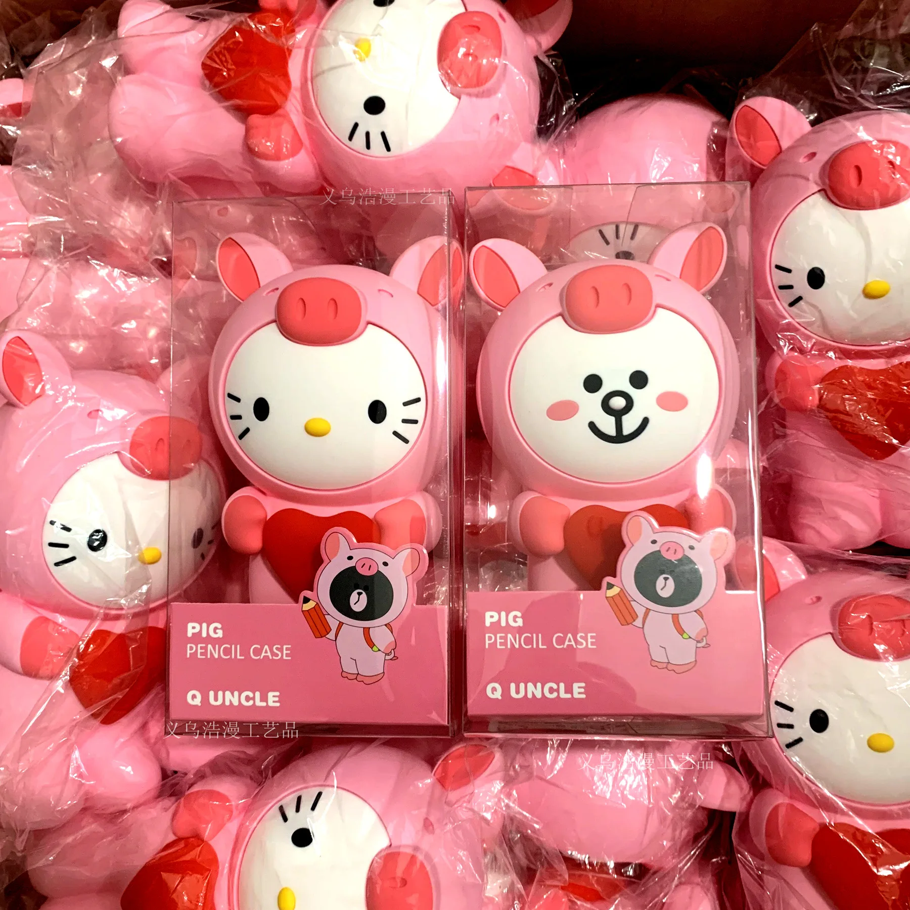 Мультфильм силиконовый пенал контейнер пеналы Kawaii Забавный Бурый Медведь Кролик 3D пеналы школьные принадлежности канцелярские подарки