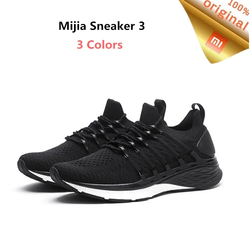 Оригинальный Xiaomi Mijia Sneaker 3 мужские Uni moulding 3D Fishbone Lock system Вязание Верхняя