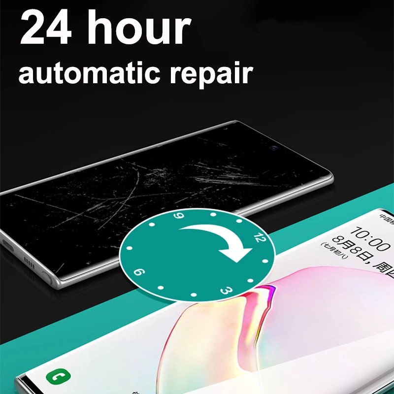 Lamorniea 20D передняя+ задняя защитная пленка для samsung Galaxy Note 10 Pro S10 Plus S10 5G Note 9 8 S8 S9 Plus мягкая Гидрогелевая пленка