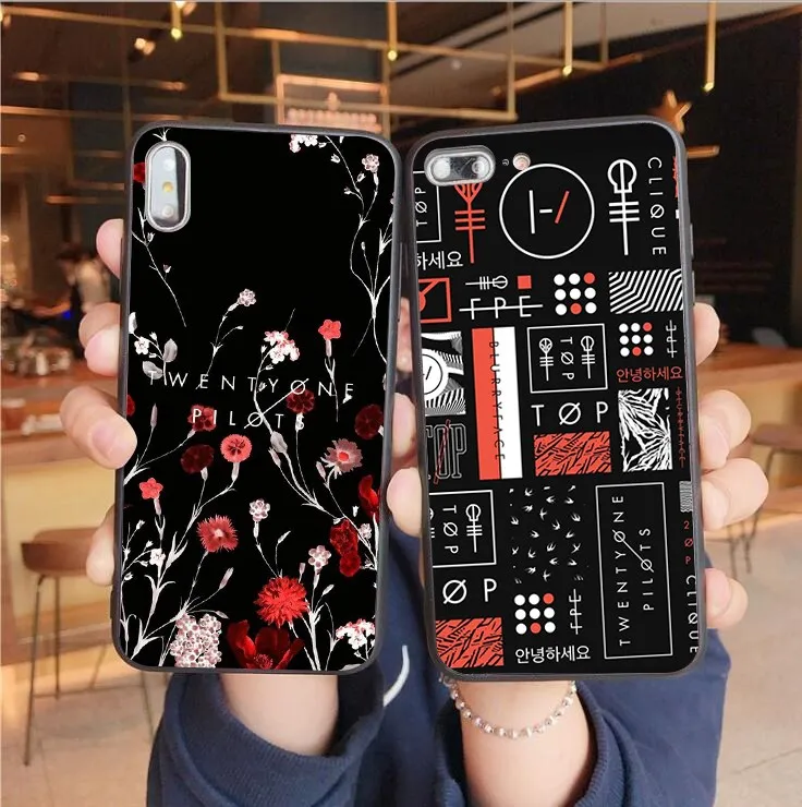 Чехол Twenty One Pilots 21 для Coque iPhone 7 8 XS MAX чехол из мягкого ТПУ задняя крышка 6 6S Plus 5 5S SE X XR
