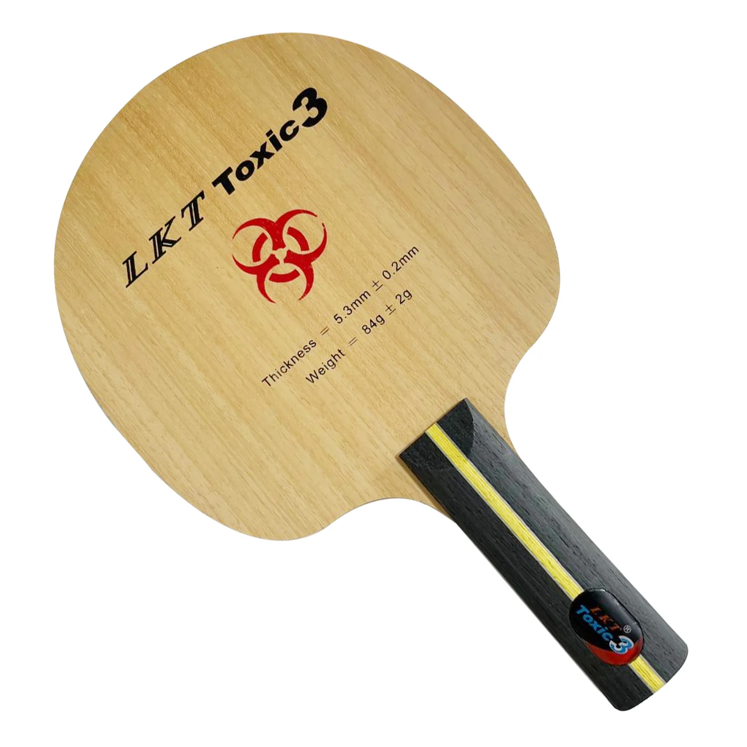 LKT-cuchilla de tenis de mesa, accesorio tóxico, Original, 3 tipos Chop, mango recto ST