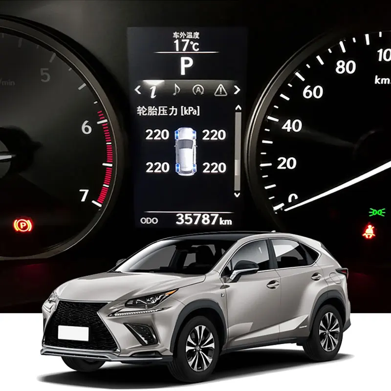 Tire Pressure Display Security Alarm