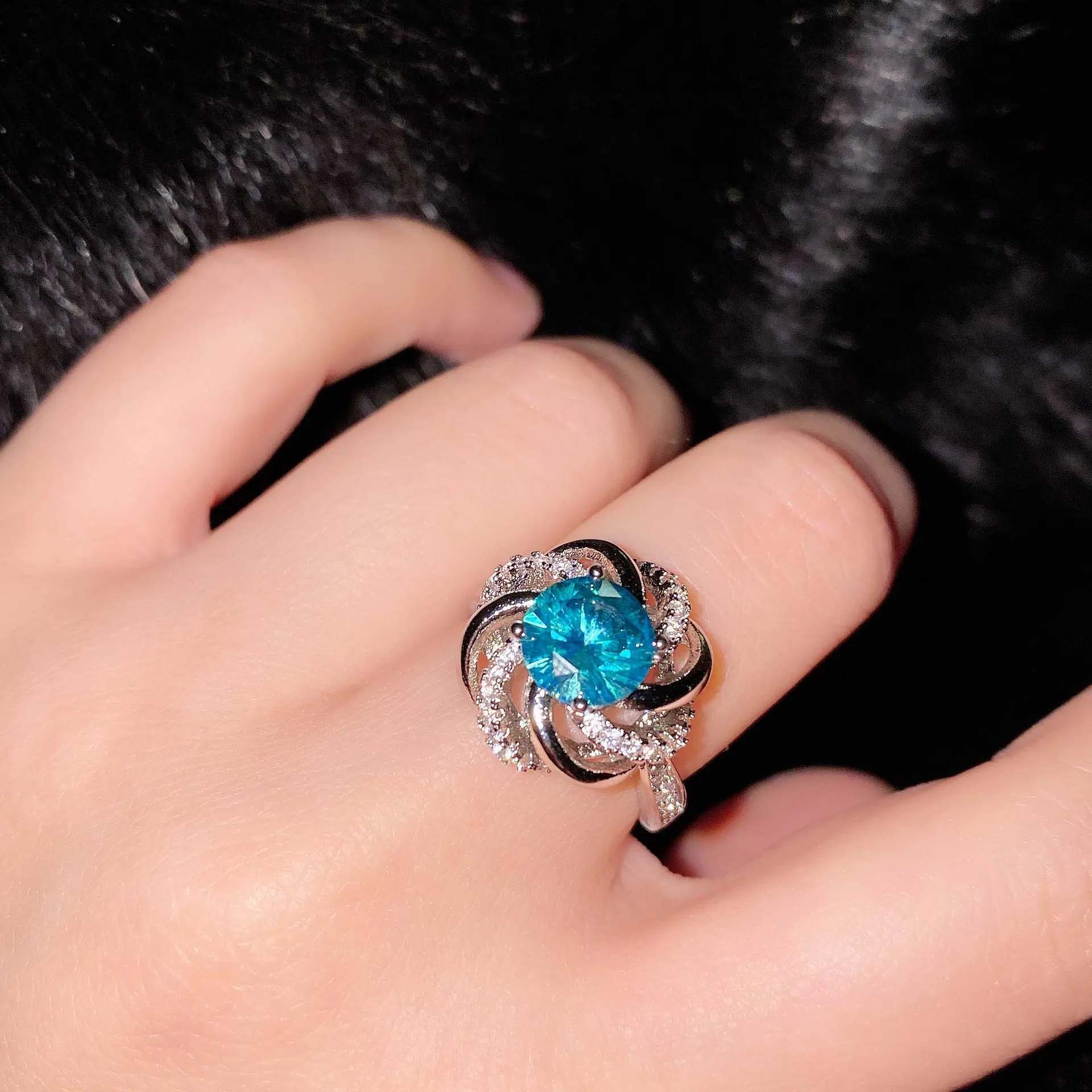 Женское кольцо с муассанитом имитацией муассанита 2 карата | Украшения и