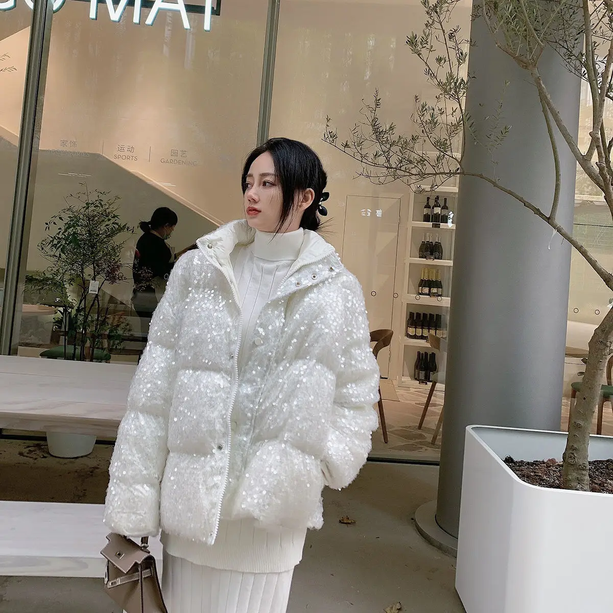 Женский короткий пуховик новинка 2021 года легкий | Женская одежда