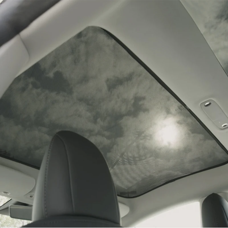 Для Tesla Model 3 автомобильный солнцезащитный козырек искусственное стекло шторка