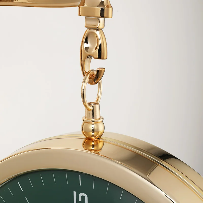 

Double Sided Simple Living Room Bird Wall Clock Decor Metal Creative Vintage Clocks Wall Home Decor Silent Klok Clocks BS50WC