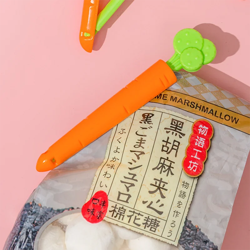 

Зажим для пищевых продуктов, в форме апельсина, моркови, влагостойкий зажим для сохранения свежести продуктов, кухонные инструменты, Прямая...