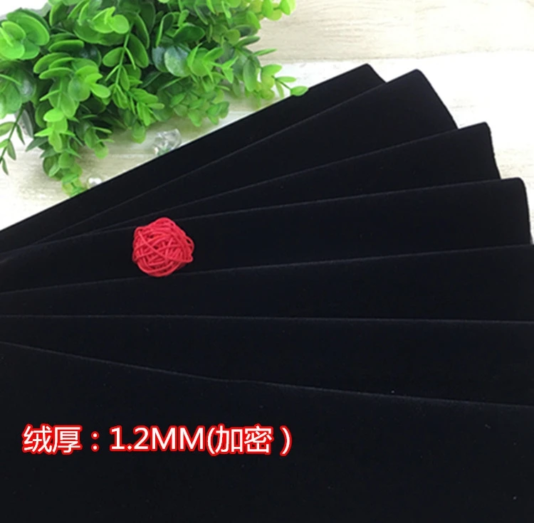 Черный самоклеющийся фланелевый фон для фотосъемки Флокированная Ткань