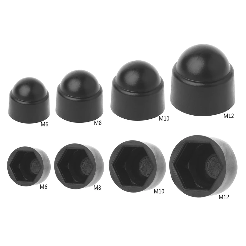 

10Pcs M6 M8 M10 M12 Bolt Nut Dome Protection Caps Covers Exposed Hexagon Plastic