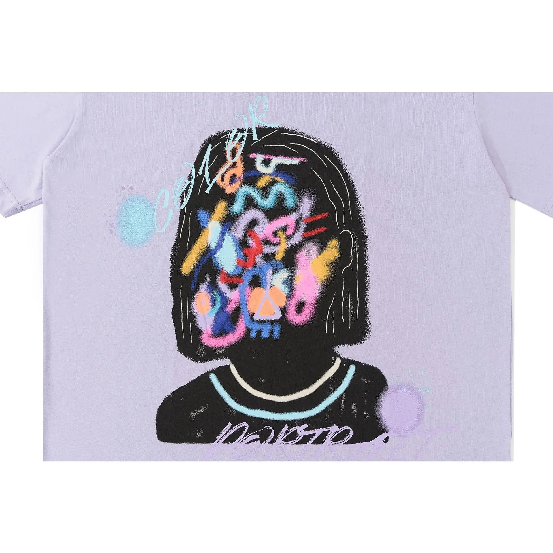 

2021 Streetwear T-shirt Hip Hop Creative Printed T-shirt Short Sleeve Harajuku Cotton Casual Loose Tops Tees Shirts WY605