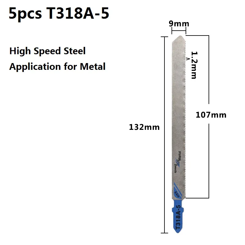 XCAN 5 шт. T111C T118A T127D T144D T244D T318A T344D лобзик из высокоуглеродистой стали для дерева/резки металла т хвостовик пилы