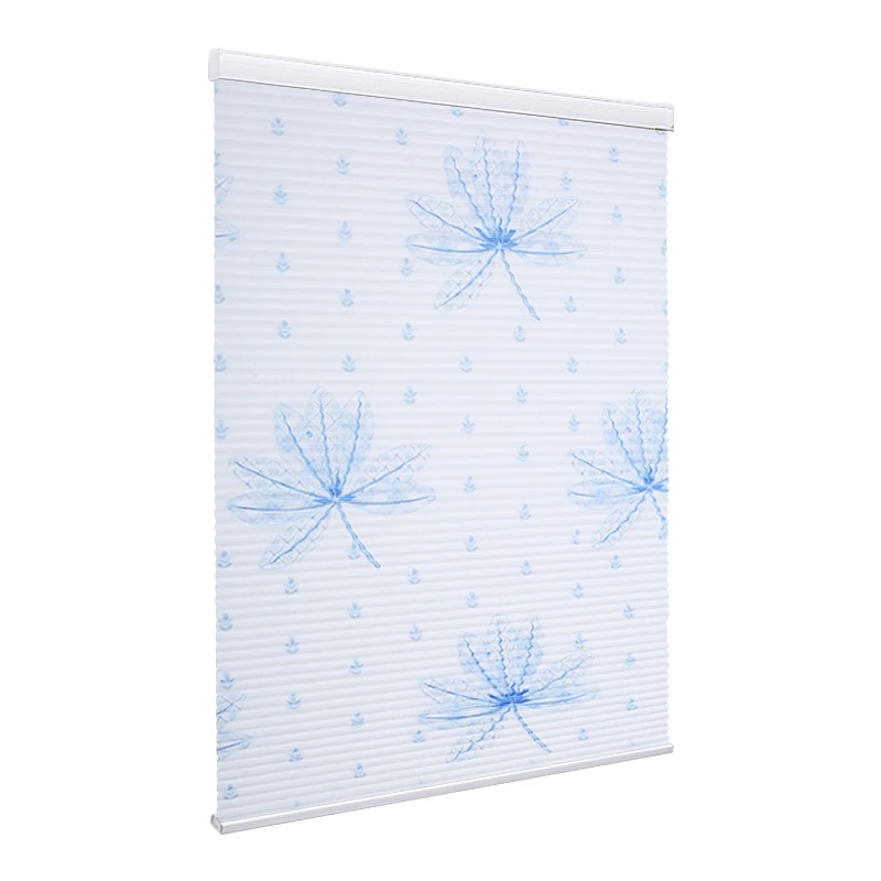 SUNFREE беспроводные сотовые жалюзи теплоизоляция шумоподавление цветочный принт