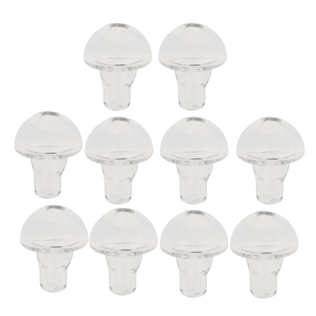 10 шт пустые прозрачные стеклянные глобус-бутылка подвески для сушеных цветочных