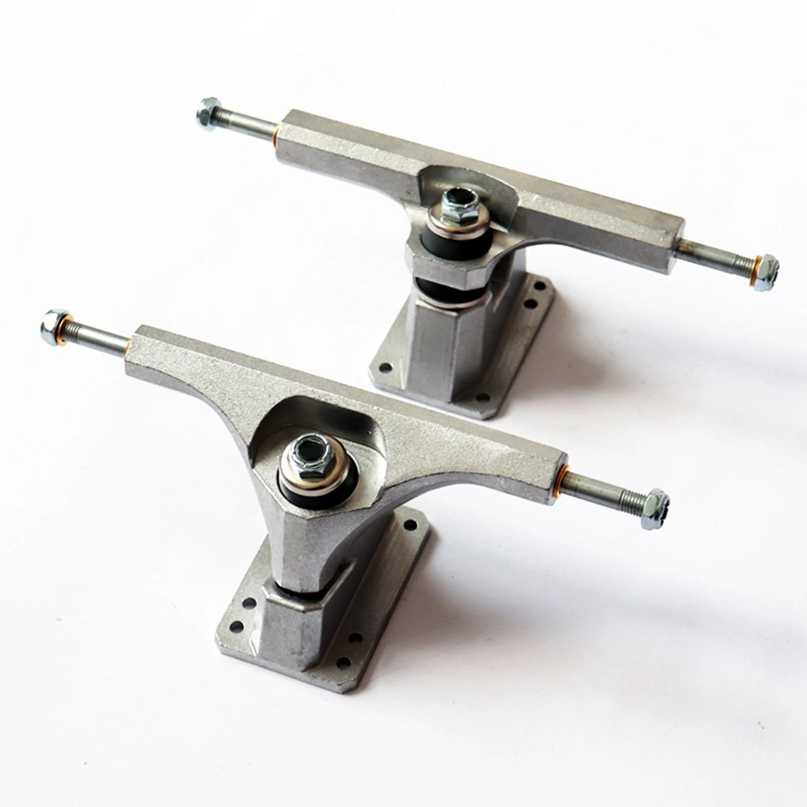 

1 Pair 6.25inch Aluminium Alloy Longboard Skateboard Trucks Impact Resistance Hardware