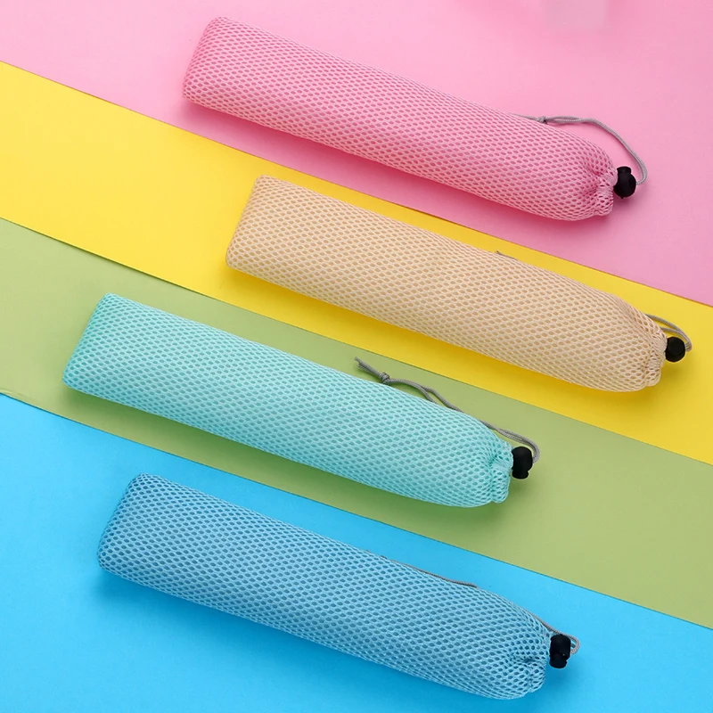 50 шт./лот портативная соломенная сумка из нержавеющей стали для хранения