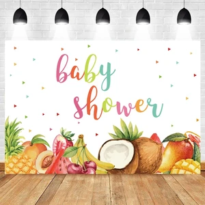Yeele Summer Tropical Beach Party  Fruit Newborn Baby Shower Birthday Photography Backdrops Vinyl Photo Background Photocall