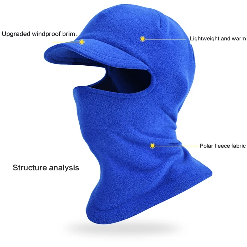 Multifunctional Balaclava Ski Mask One Piece Beanie Hats Lightweight Full-face Protective Face Helmet for Men Women | Аксессуары для