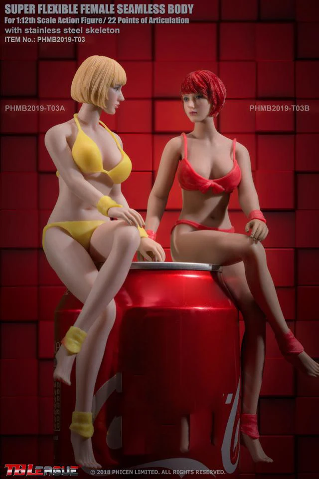 

full set WITH HEAD TBLeague 1/12 T03A T03B Female Action Figure Seamless Body with Head Sculpt Pale Suntan Figurine Dolls