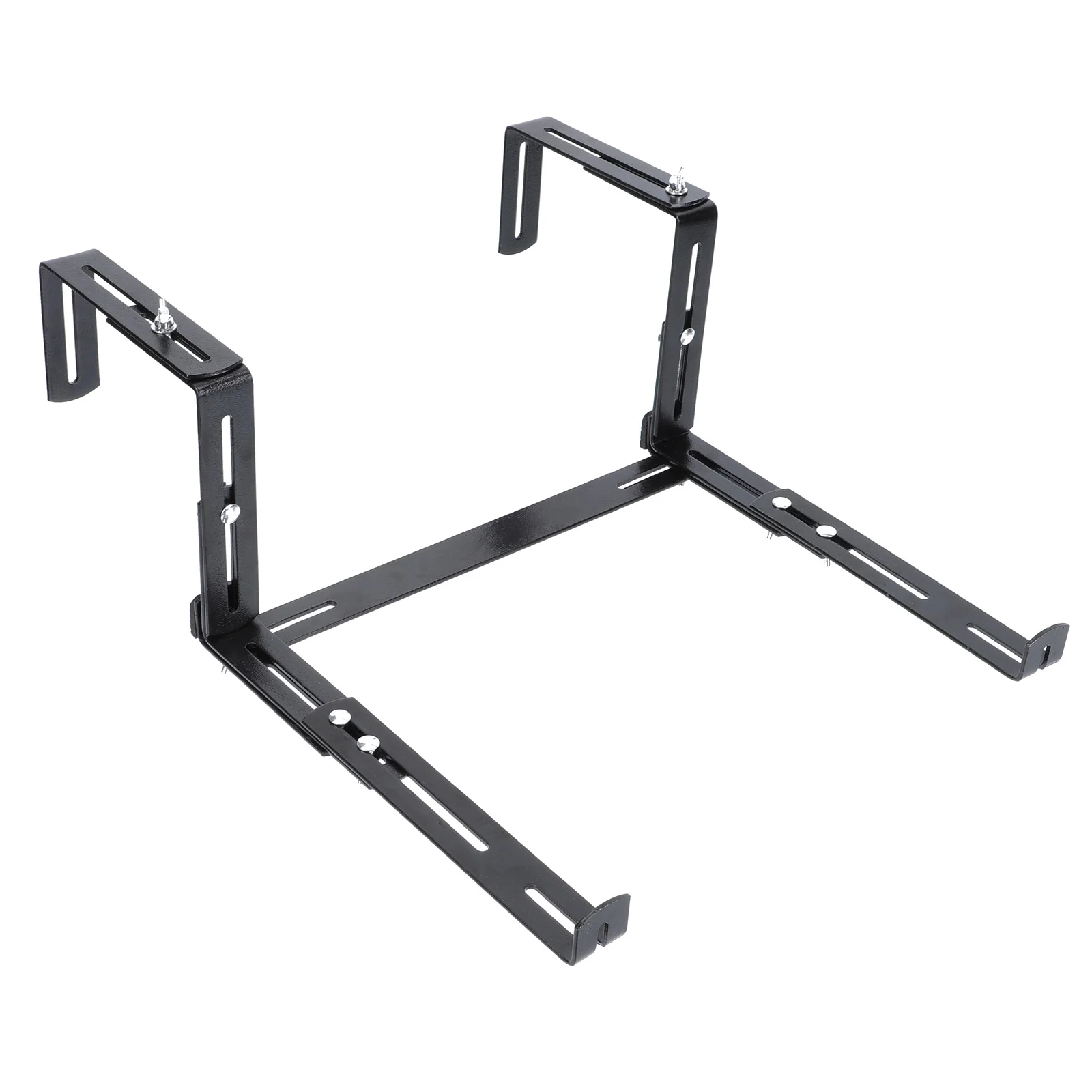 

2Sets Railing Fence Planter Holder Balcony Hanging Plant Stand for Home Black