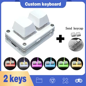 simpad osu 2 keys macro programming keyboard rgb mini keyboard gaming drawing red switch custom keyboard gaming keypad free global shipping
