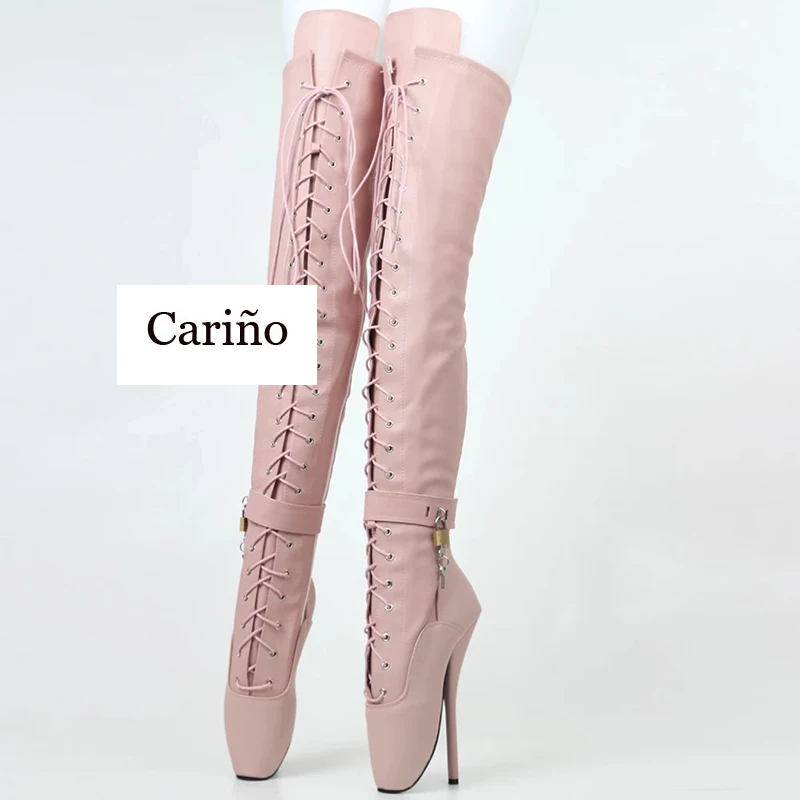 

Женские балетки на высоком каблуке 18 см, пикантные туфли с перекрестными ремешками, обувь для танцев на шесте