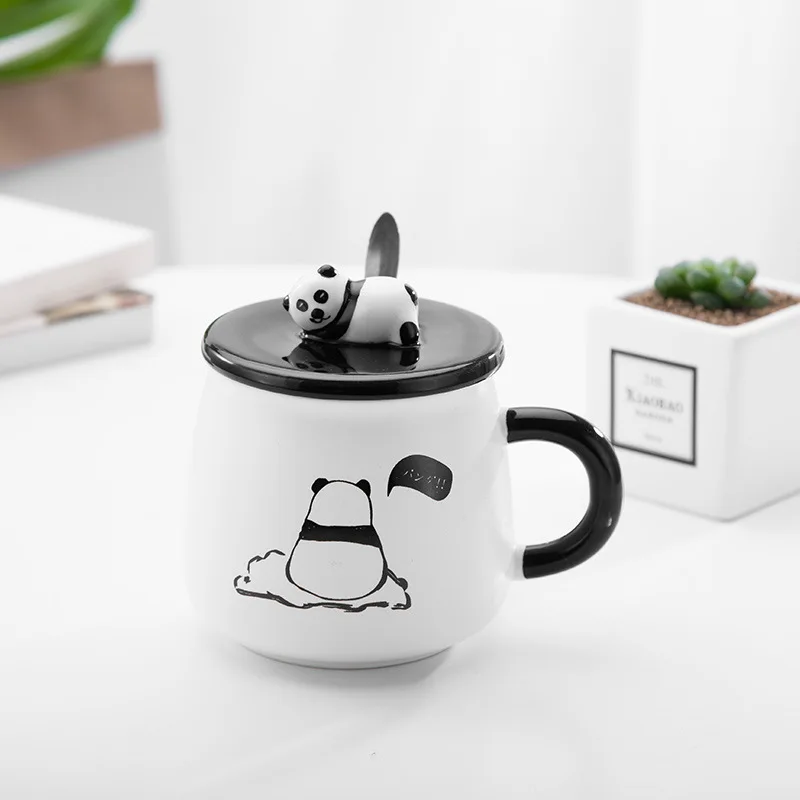 Кружка Керамическая с крышкой креативный подарок для студентов офисных