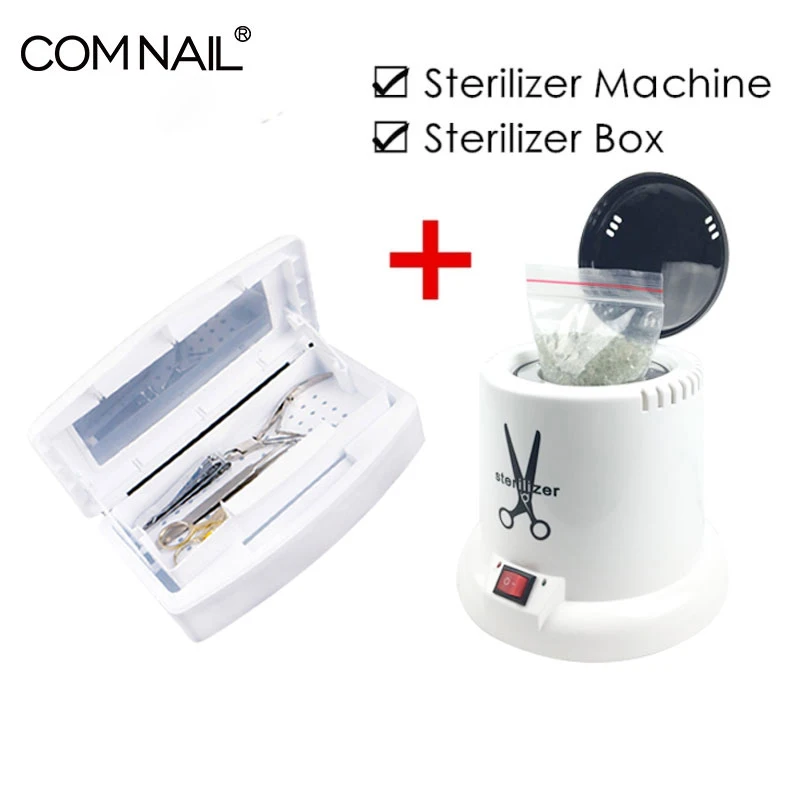 Sterilizer Set RU склад местный корабль гвозди Высокая температура стерилизатор коробка инструменты дезинфекция коробка для ногтей стерилизатор стеклянные шарики маникюрные инструменты - Цвет: Sterilizer Set