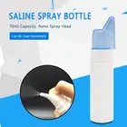 70 мл, для взрослых и детей, медицинский носовой горшок для мытья, емкость для мытья, пустая бутылка для защиты от аллергического ринита