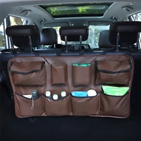 car trunk rear seat back bags organizer auto trunk net mesh bag backseat cargo storage bag pocket interior camping accessories