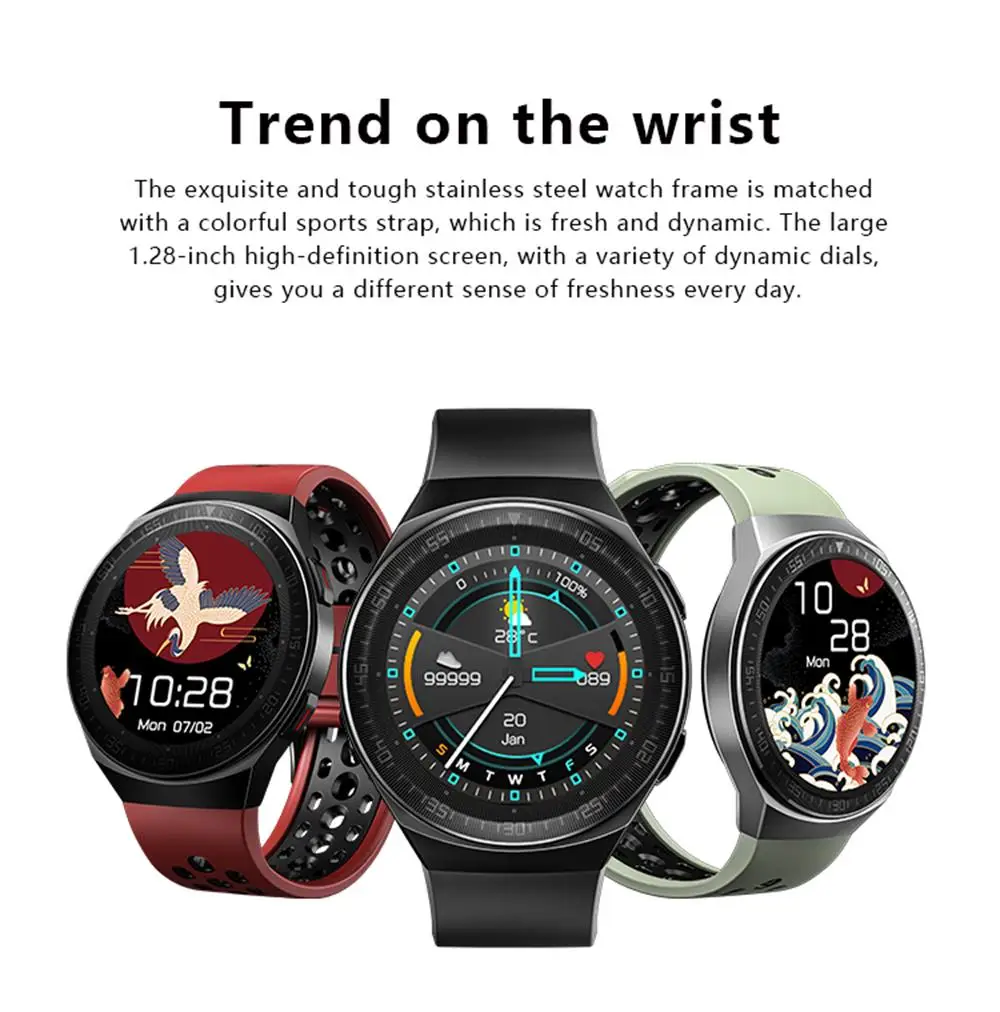 MT3 Smart Watch 8G Memory Music And Sound Record Storage Bluetooth Call Smartwatch For Men Women Blood Pressure Fitness Tracker |