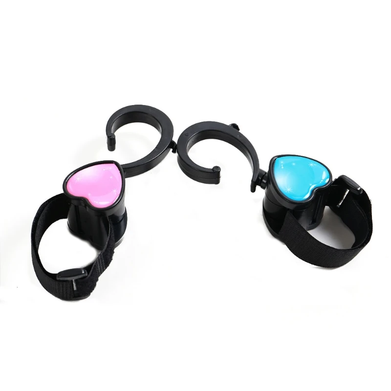 

2022 New 1 Pair Baby Stroller Hooks 360 Degrees Rotatable Basket Strap Bag Hanger Grip