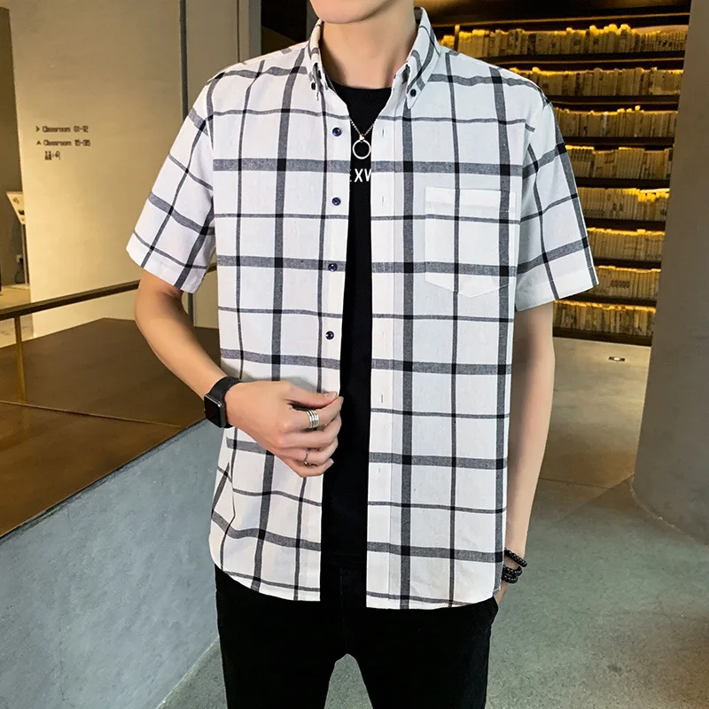 

Shirt men's short sleeve summer casual shirt 2021 fashion men's summer clothes men's shirt
