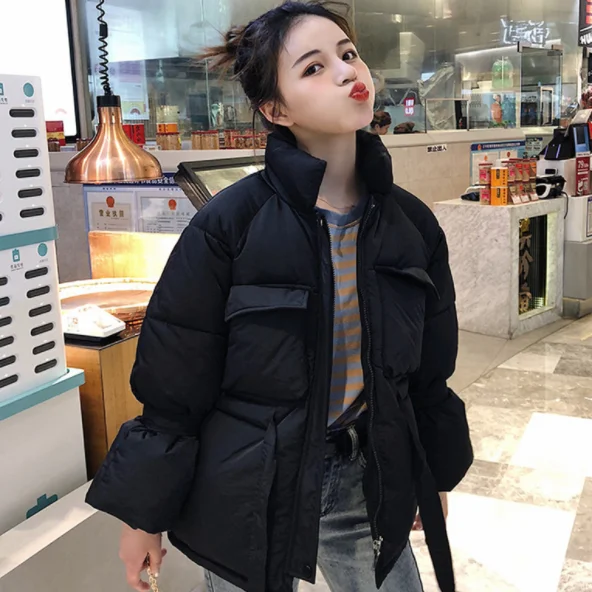 Женские парки Mujer 2020 пуховик с хлопковой подкладкой большие размеры свободная