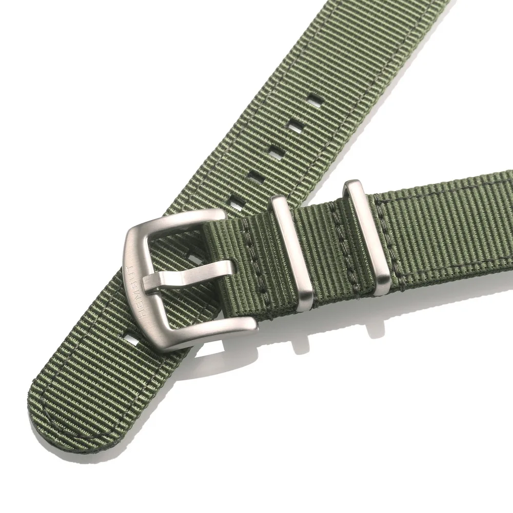 Военные нейлоновые ремешки для часов черные быстросъемные качественные и