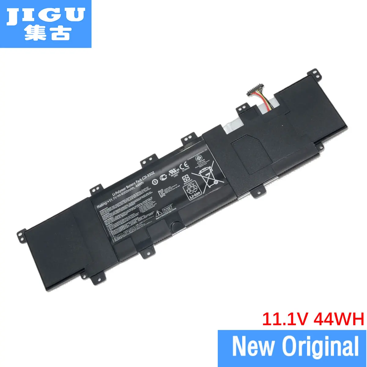 

JIGU 11.1V 44WH Original Laptop Battery 0B200-00320300M C31-X502C C31-X502 For ASUS P500CA PU500 For VivoBook S500 Series V500CA
