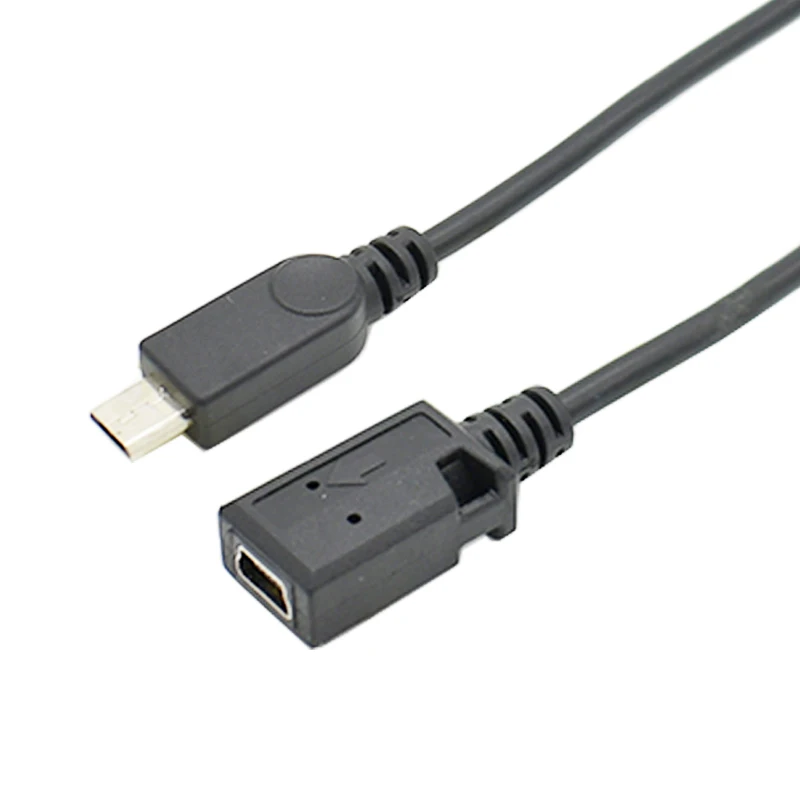 Lingable Микро-USB 2.0 Мужской в Мини 5Pin OTG Конвертер Удлинительный Кабель Шнур12CM Коннектор Мини-USB Микро-USB в.