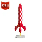 MOC технический город Лунная луна, модель ракеты, конструктор, игра для мозга, кирпичи сделай сам, военные обучающие игрушки для детей, подарки