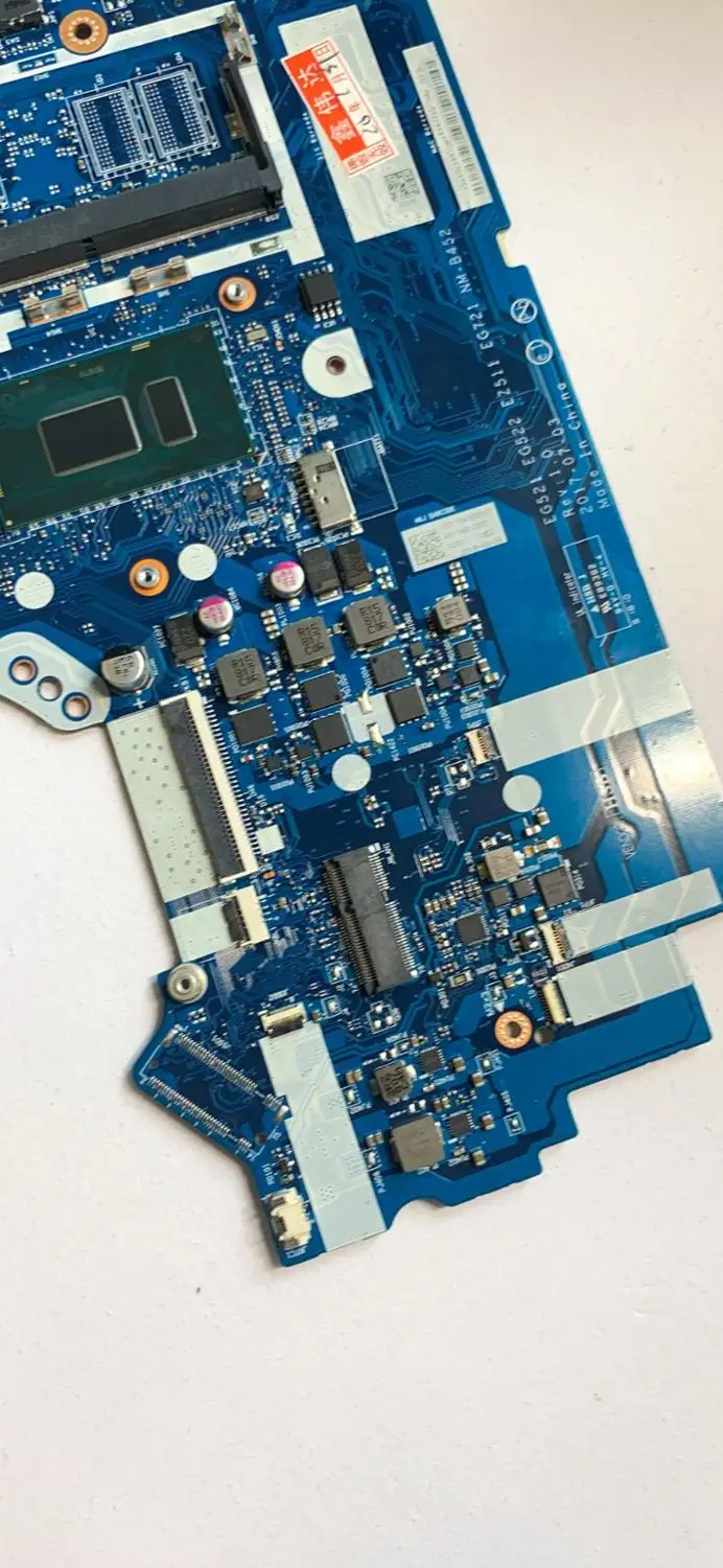 

KEFU For Lenovo 520-15IKB Notebook Motherboard EG21 GE522 EZ511 EG721 NM-B452 CPU I5 8250U GPU 2GB DDR4 100% Test Work
