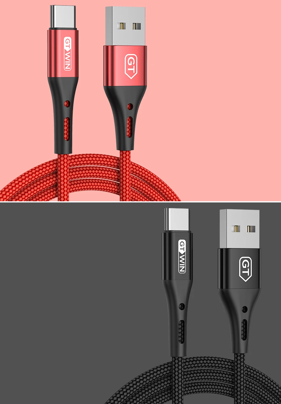 GTWIN 3 м usb type C кабель для iPad Pro samsung A50 USB C зарядное устройство для мобильного телефона Быстрая зарядка type C кабель для huawei P30 Xiaomi
