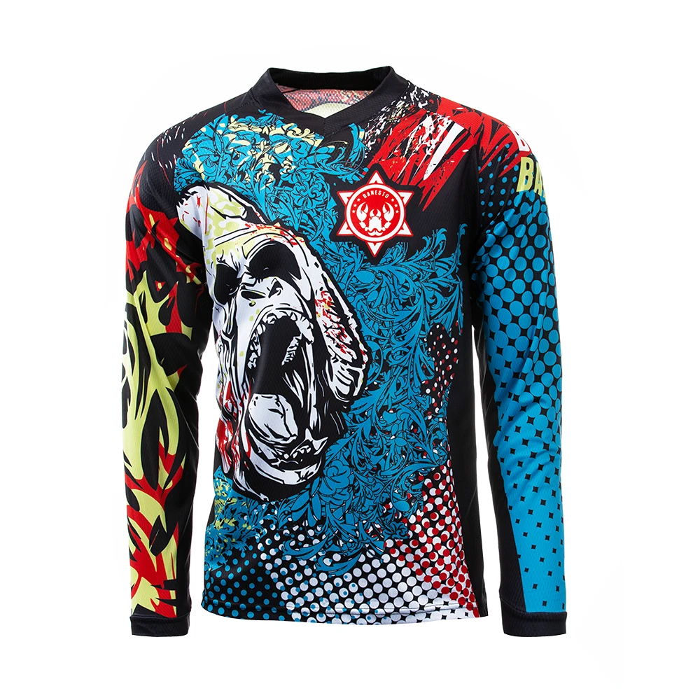 

2020 Pro кросс Макс мото Джерси Все горный велосипед одежда MTB велосипед футболка DH MX Велоспорт рубашки внедорожник крест Мотокросс Одежда