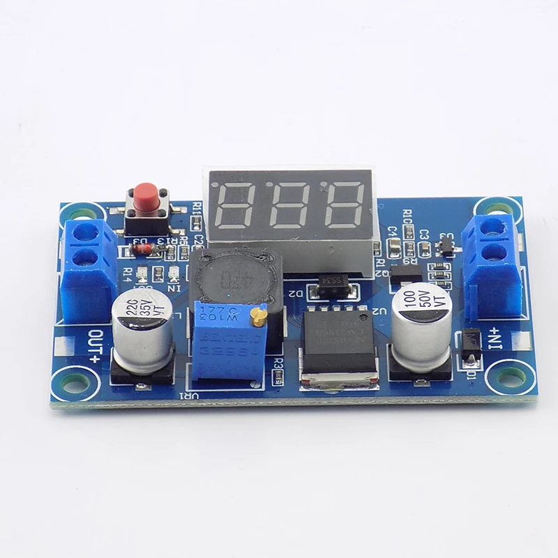 Источник питания постоянного тока LM2596 регулируемый от 4 0 до 40 1 25 37 в светодиодный