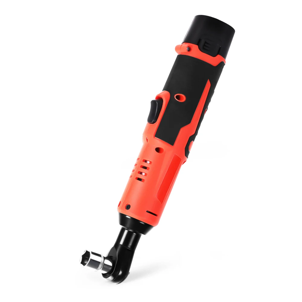 

12V 3/8 inch Electric Ratchet Wrench Cordless Rechargeable Lithium Battery Electric Wrench with LED Light Car Repair Tool