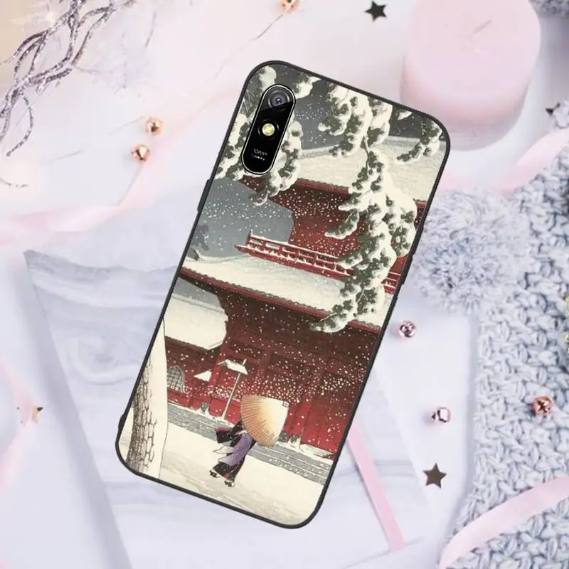 

Ukiyo-e Tokyo Japanese Art Phone Case For Xiaomi Mi Redmi Note 7 8 9 pro 8T 9T 9S 9A 10 Lite pro