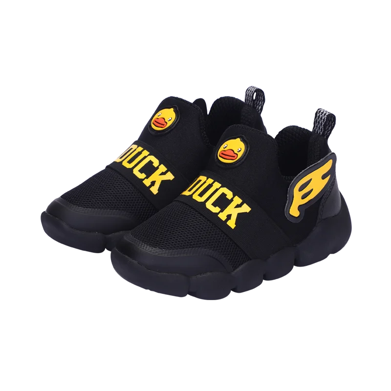 B. Весенне Осенняя обувь с изображением утки маленькой желтой украшенная