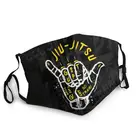 Маска для лица с жестом Go Train, Бразильская, дышащая, для рта, кулак BJJ, против пыли, тематика Бразильское джиу-джитсу, Приглушает звук