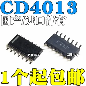 New and original CD4013 CD4013BM SOP14 Dual Class D FLIP-FLOP IC Dual class D flip-flop/logic chip, logic chip CMOS dual CD4013