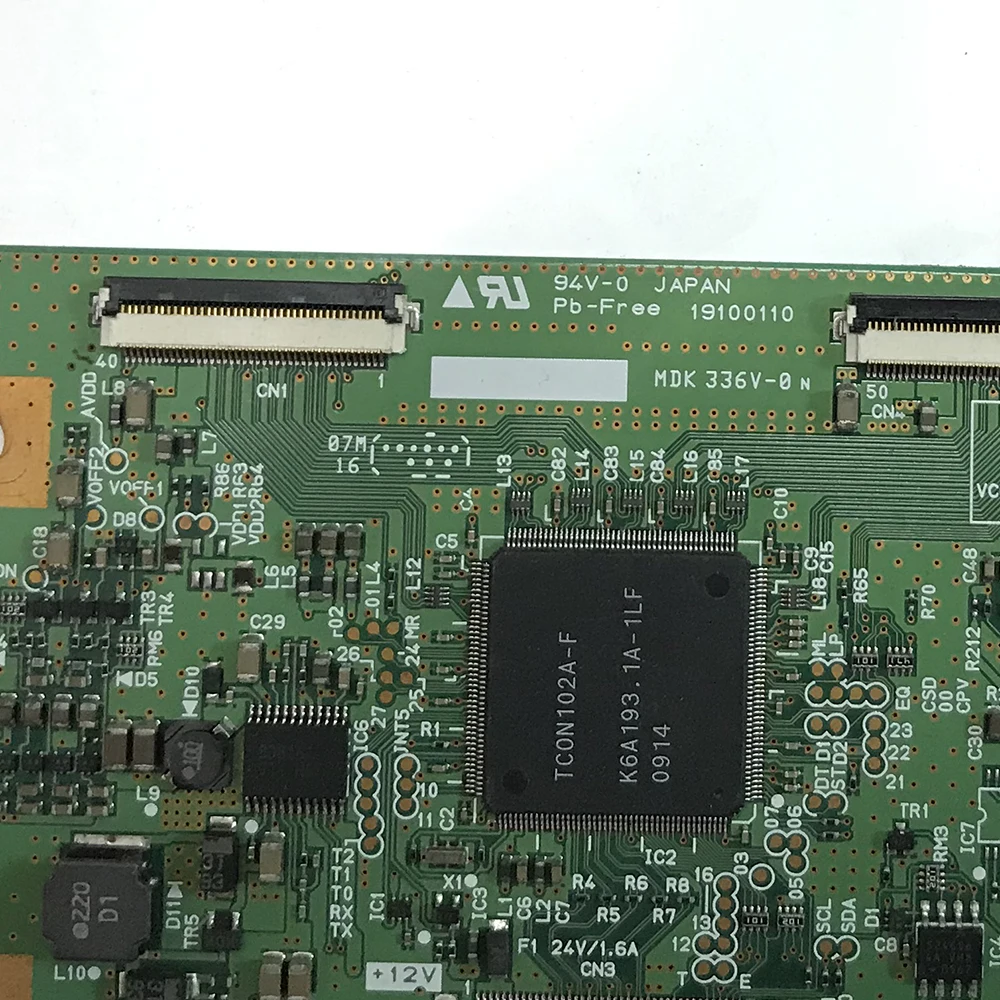 Карта TCON 19100110 MDK 336V-0 N для телевизора. Оригинальное оборудование T CON Board LCD Logic. Дисплей прошел тестирование на T-con Boards.