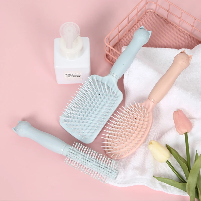 

Расческа Женская подушка безопасности Расческа для женщин только длинные волосы милая кожа головы подушка воздуха девушка сердце кудрявые...