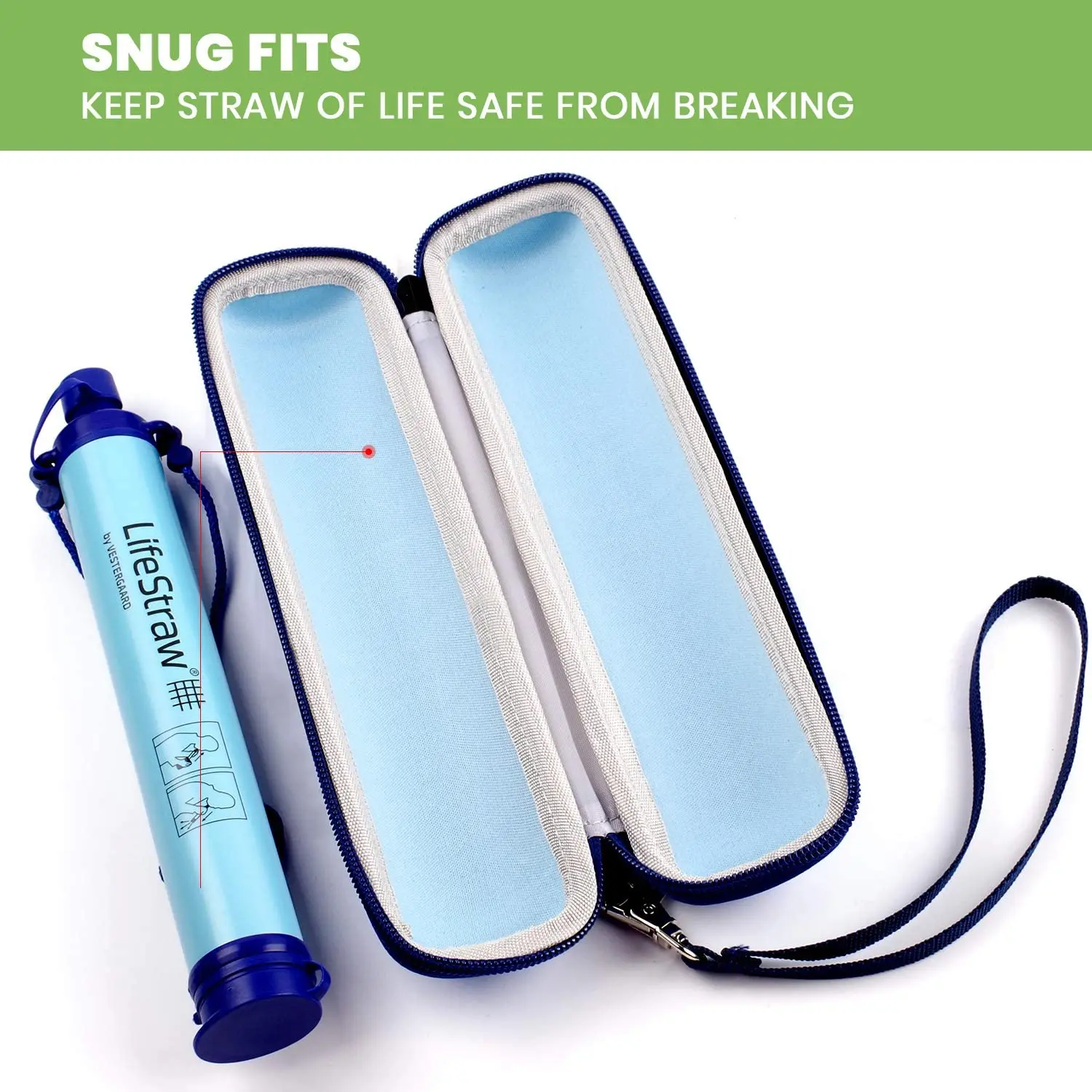 Чехол для водяного фильтра кемпинга из спасательной соломы стальной